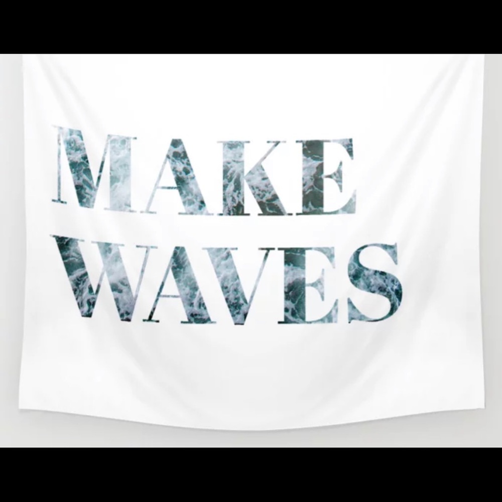 Never used Society6 make waves wall tapestry🌊